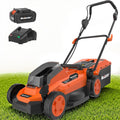 Maxlander Lawn Mowers, 13 Inch Electric Lawn Mower Cordless, 20V 2-in-1 Battery Powered Lawn Mower with Brushless Motor, 5-Position Height Adjustment, Battery and Charger Included