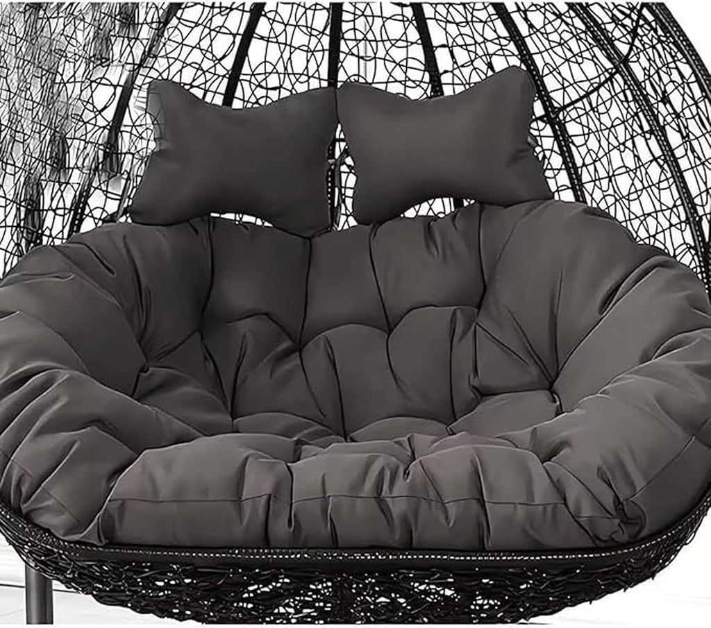 Egg Chair Swing Cushion, 2 Person Hanging Egg Chair Cushion Replacement, Double Hanging Basket Chair Cushion, Hanging Hammock Chair Cushion(C,170 * 120cm/67 * 47in)