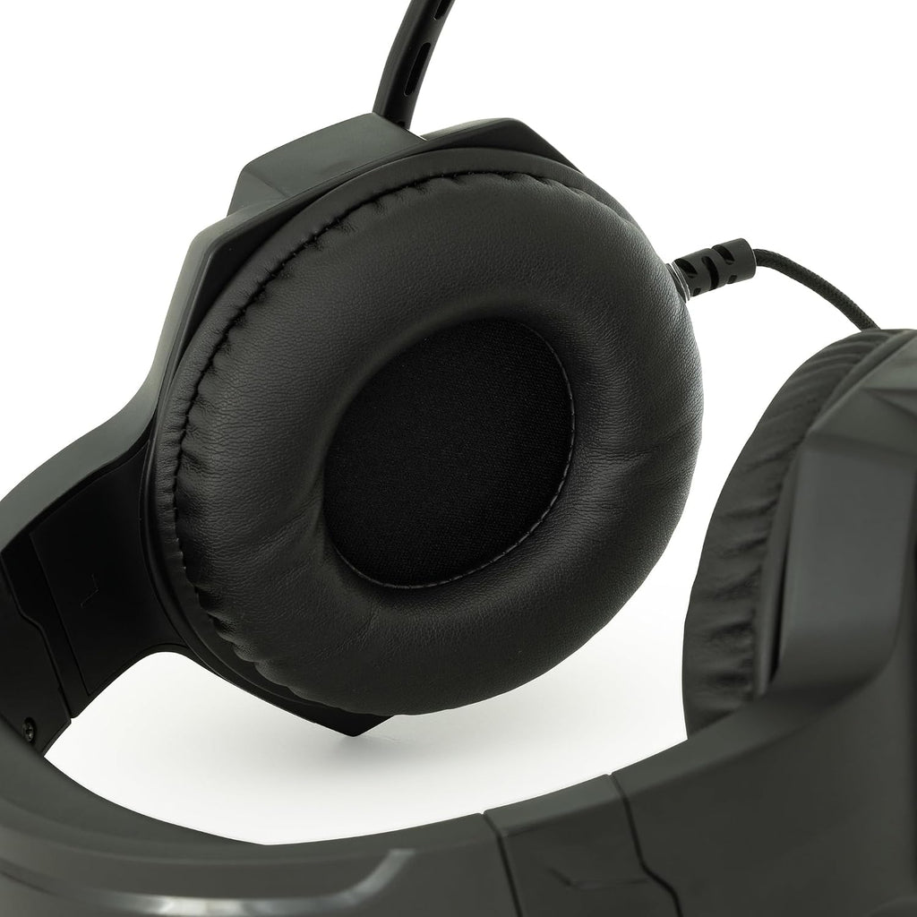Egghead Skylab Gaming & Multimedia Headset with Inline Volume Control, Mic Mute, 6.5-Foot Braided Cord, Memory Foam Leatherette Cushions, and Omni-Directional Mic, Pack of 10