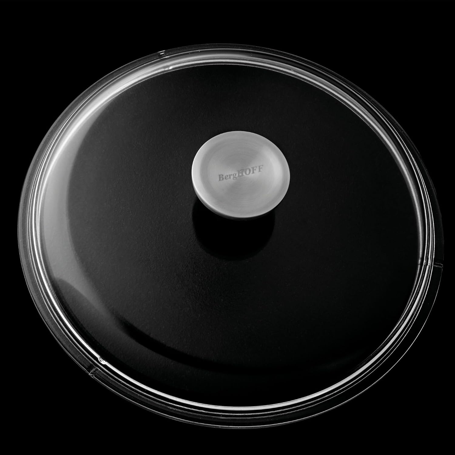 BergHOFF Gem Non-Stick 10' Stockpot 5.2qt., Sturdy 2-Handle, Glass Lid, Ferno-Green, Non-Toxic Coating, Ovensafe