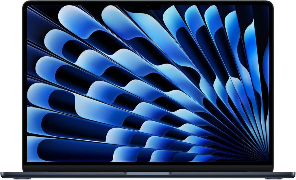 Apple 2025 MacBook Air 15-inch Laptop with M4 chip: Built for Apple Intelligence, 15.3-inch Liquid Retina Display, 24GB Unified Memory, 512GB SSD Storage, 12MP Center Stage Camera, Touch ID; Midnight