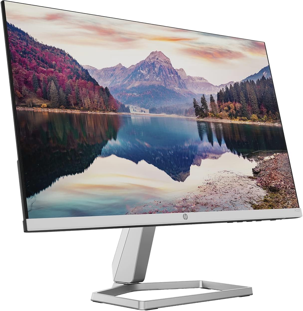 HP M22f 22' 1080P FreeSync Monitor 2D9J9AA#ABA Bundle with Docztorm Dock, 22' IPS FHD (1920x1080) 75Hz Anti-Glare Display, HDMI, VGA, Ideal for Home & Business (2026 Latest Model) - Pack of 1
