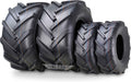 WANDA Set 4 15X6-6 & 18X8.5-8 Lawn Mower Agriculture Farm Tractor Tires Super Lug 4 Ply-13078/13079
