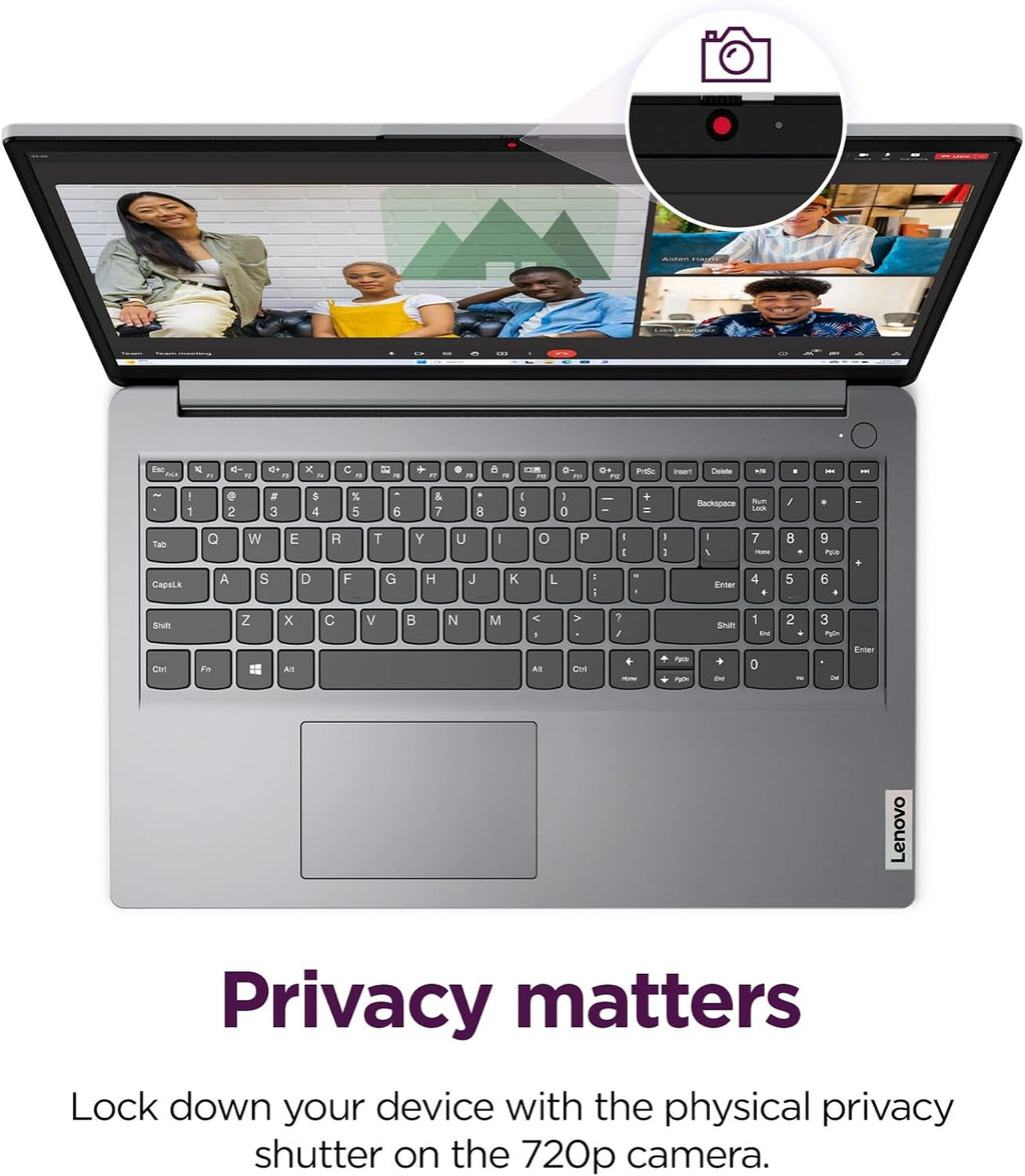 Lenovo Touchscreen Laptop with Lifetime Office 365 for The Web - IdeaPad 3i - Intel Core i3 Processor - 15.6' Full HD - 12GB RAM - 256GB SSD - Bluetooth - Webcam - Windows 11 no Mouse