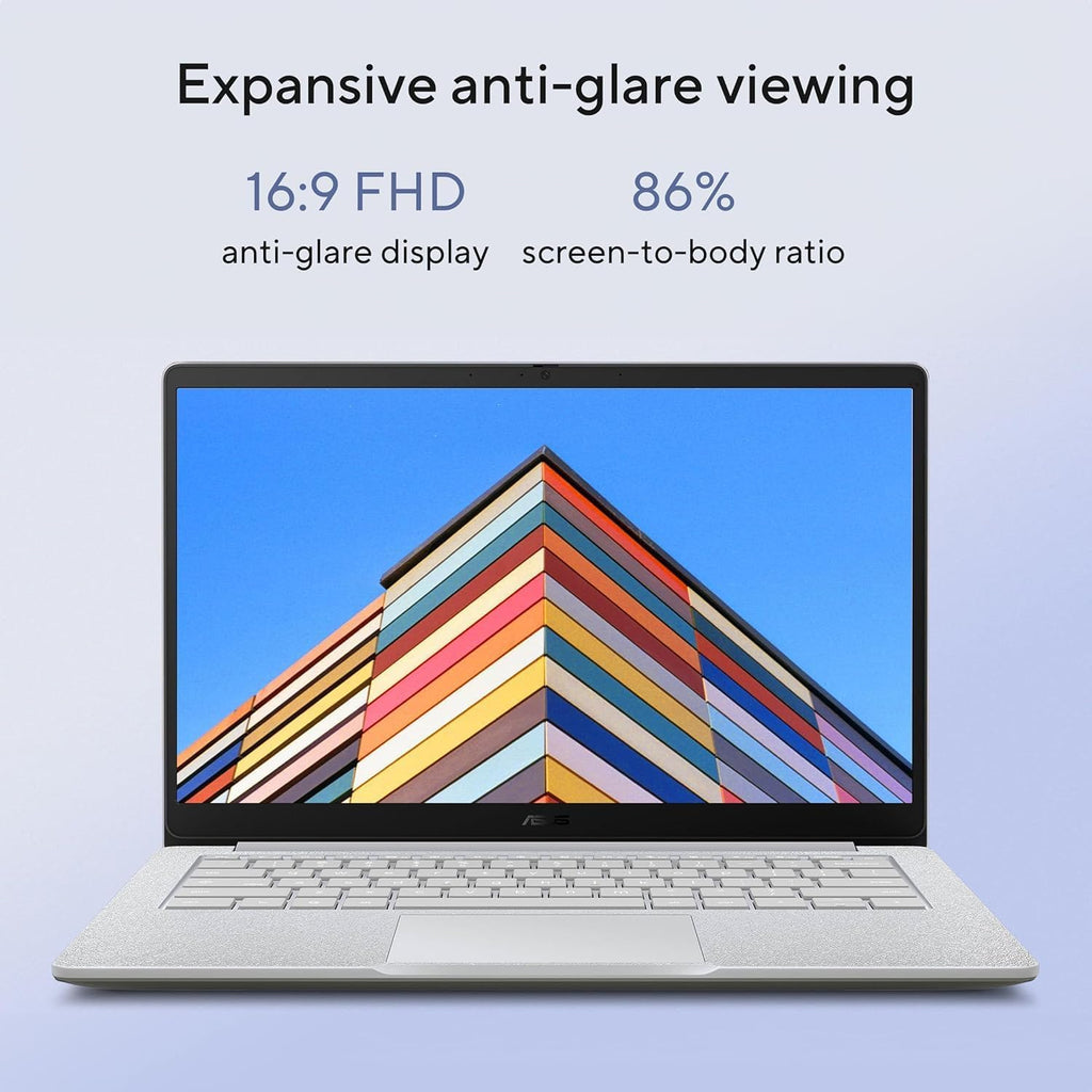 ASUS Chromebook CX14 14.0' FHD Touchscreen Display (Intel Celeron N4500, 8GB RAM, 128GB eMMC SSD, Wi-Fi 6, BT 5.4, HD Webcam, Dockztorm USB HUB, Chrome OS) - Ideal for Everyday Value Use (Renewed)