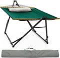 Tranquillo Unity with Hammock Stand; Premium Quality, 800 lbs Capacity, 30-Second Easy Setup, Durable Steel Frame, Pre-Assembled and Portable for Indoor & Outdoor Use, Emerald Green