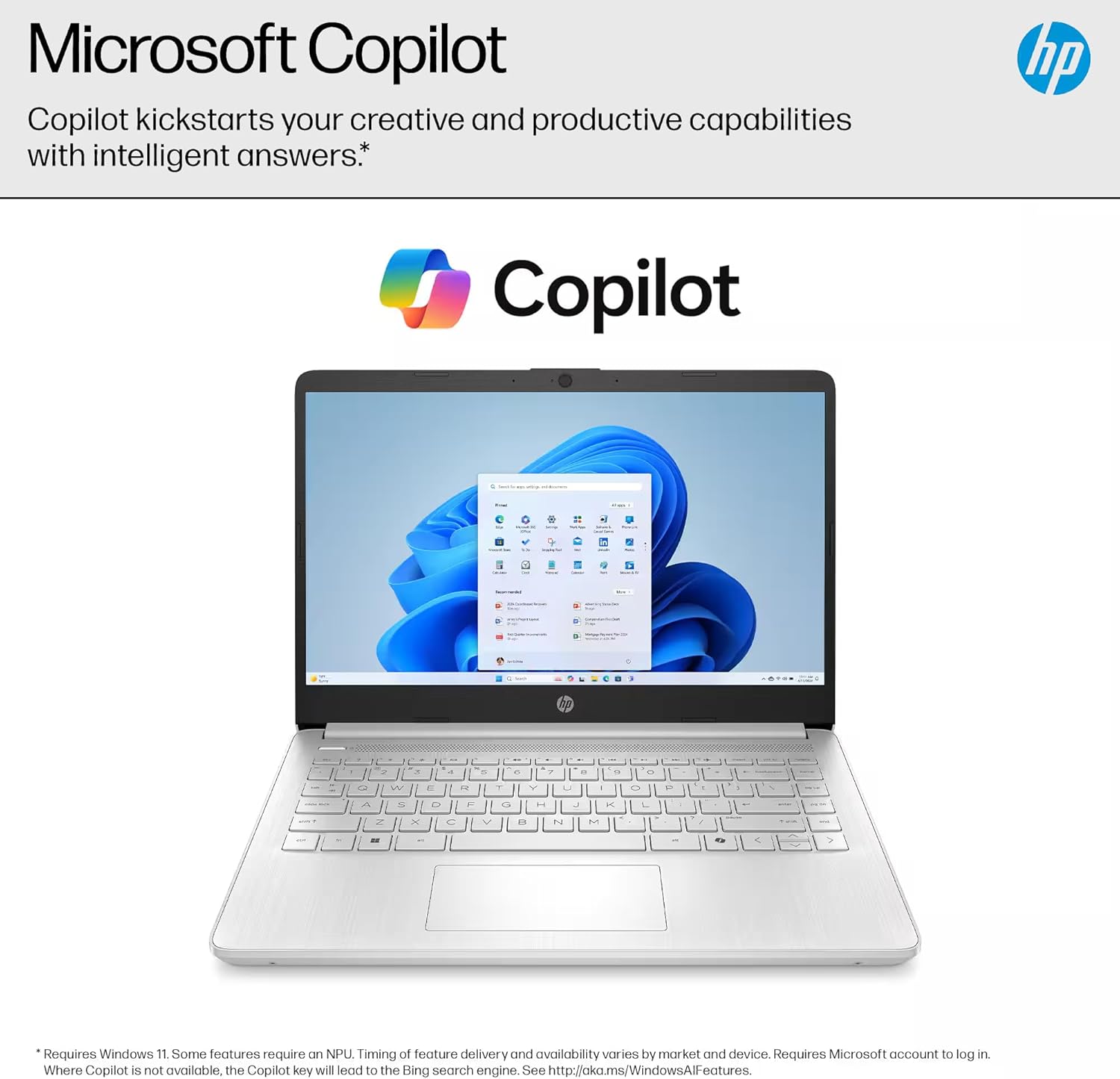 HP 14' Flagship Laptop 2025 AI-Powered Computer, Office Lifetime, Student Business, 4-Core Intel CPU, 16GB RAM 628GB Storage (128GB UFS+ 500GB Ext), Long Battery HubxcelAccessory Win 11 Pro Silver