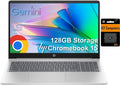HP Chromebook Laptop 15 ( 15.6' Anti-Glare, Intel N200 (> i3-1115G4), 8GB DDR5 RAM, 128GB Storage (64GB eMMC + 64GB SD Card), Numeric KB) Home & Student, Wi-Fi, Webcam w/Shutter, Chrome OS, Silver