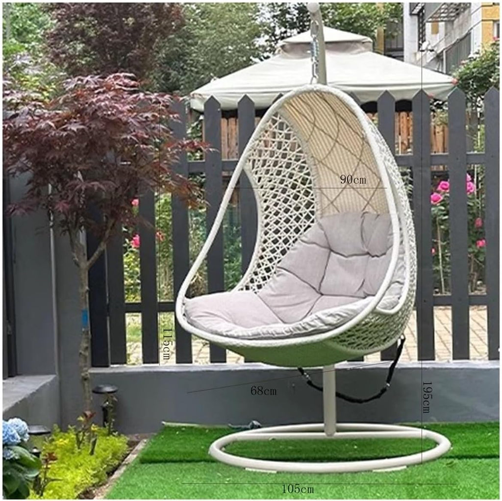 Wicker Chairs Hanging Basket Rocking Chair Balcony Indoor Swing Hammock Bird's Nest Chair Patio Chair