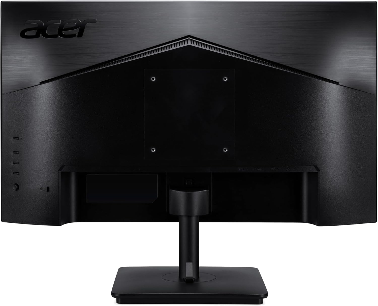 acer 27' FHD IPS Monitor w/ 4ms Response Time, Anti Glare, VESA Mount (100mm), HDMI, VGA & Black Color with Dockztorm Hub & ErgoFlexy Single Monitor Mount