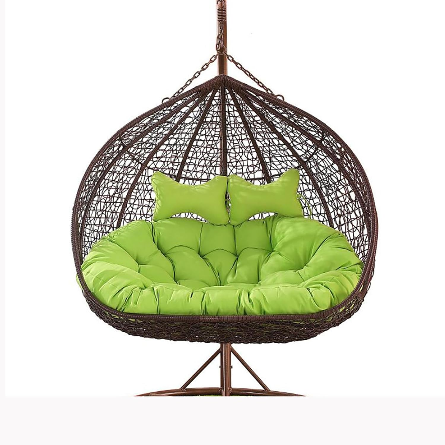 Hanging Basket Cushion Enlarged Thick Cushion Double Swing Sofa Cushion Indoor Rocking Chair Cushion for Furniture Swing Patio,A1