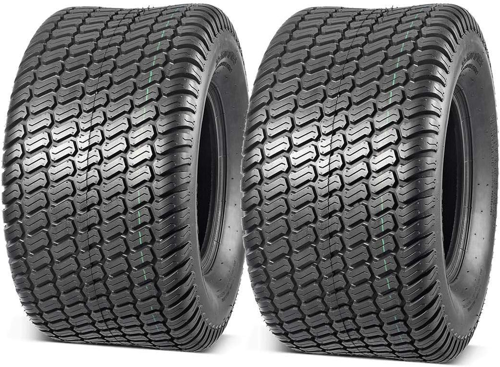 MaxAuto 22X11-10 Turf Lawn Mower Golf Cart Tractor Riding Garden Tire, P332 4PR Tubeless, Load Range B,2Pcs