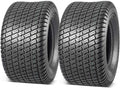 MaxAuto 22X11-10 Turf Lawn Mower Golf Cart Tractor Riding Garden Tire, P332 4PR Tubeless, Load Range B,2Pcs