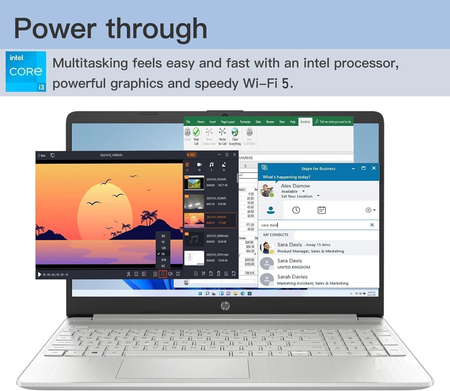 HP Laptop for Business and Student, 15.6' HD Touchscreen, Intel 6-Core i3-1215U Processor, 16GB RAM, 512GB SSD, lntel UHD Graphics, Windows 11 Home, with Microsoft Office Lifetime License