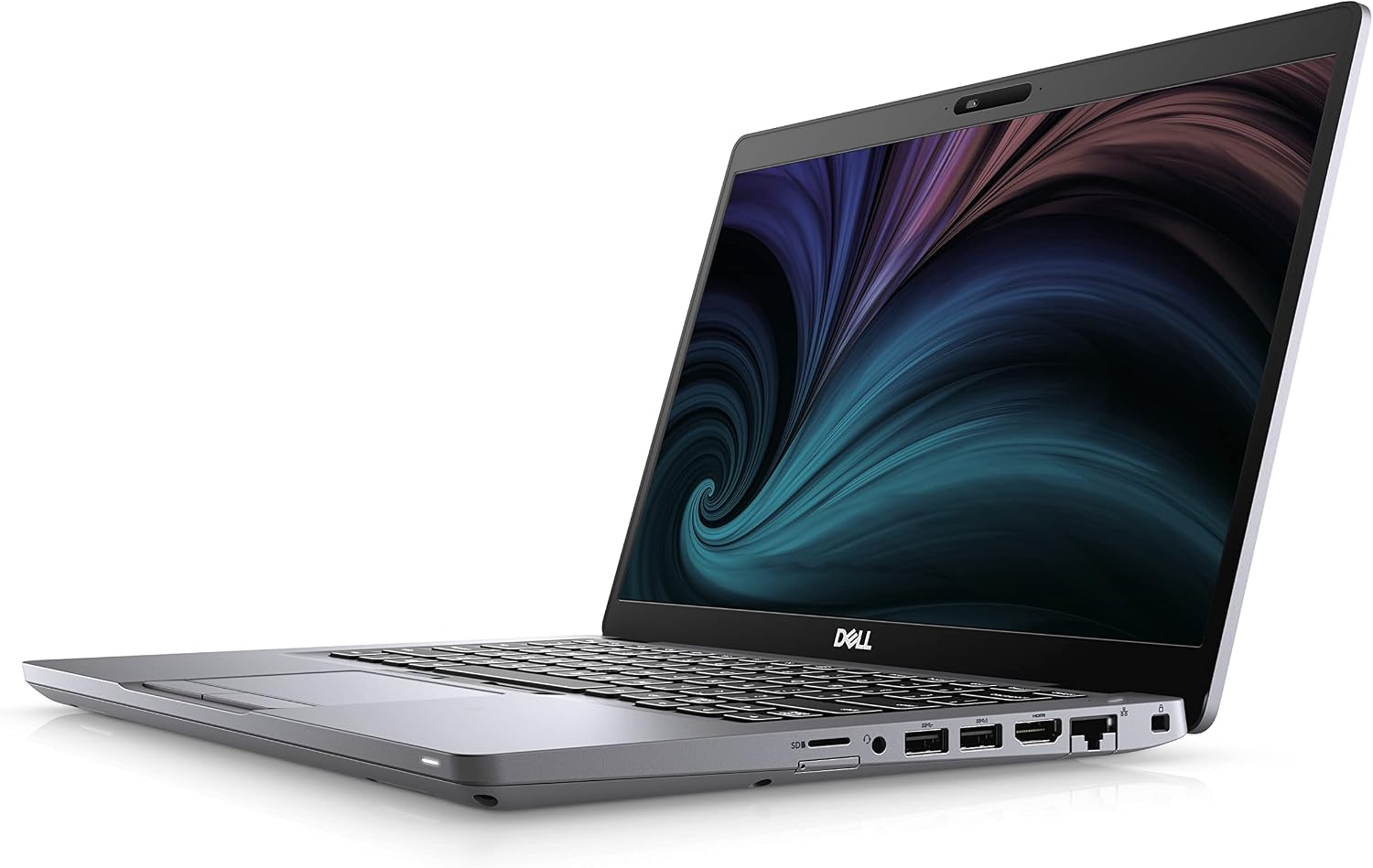 Dell Latitude 5510 Laptop PC, Intel Core i5-10310U 10th Gen Processor, 16GB Ram, 256GB NVMe SSD, Webcam, Type C, HDMI Windows 11 Pro, Silver (Renewed)