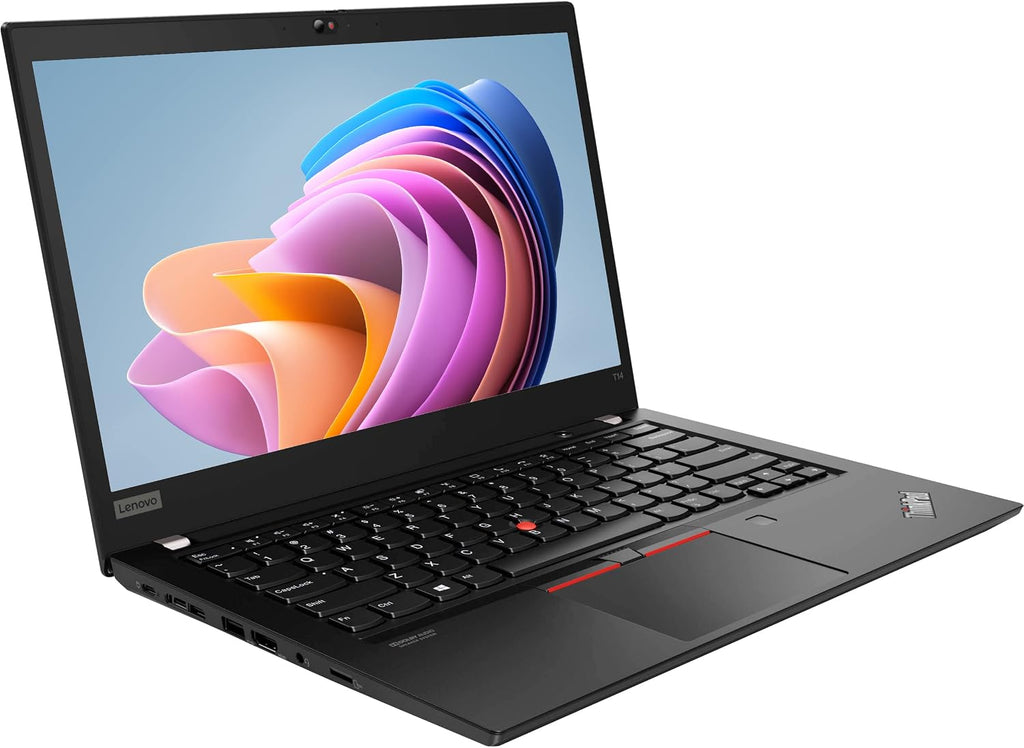 Lenovo Thinkpad T14 (Gen 1) 14' Laptop, i5 10310U 1.7Ghz, 16GB DDR4, 512GB NVMe SSD, 1080p Full HD, Thunderbolt 3, HDMI, Webcam, Windows 11 Pro (Renewed)