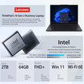 Lenovo ThinkPad L16 Business Enterprise AI PC Laptop, 16' FHD+, Intel 12-Core Ultra 5 225U (> Ultra 7 155U), 2x Thunderbolt 4, IST Computer Customized 16GB/32GB/64GB RAM, 512GB/1TB/2TB SSD, Win 11 Pro