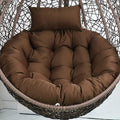 Egg Chair Cushion Replacement, Coffee, Rocking Chair Cushion Replacement, Hammock Chair Seat Cushion, Garden Swing Cushion Replacement, Egg Swing Cushion, 49 x 49 Inch