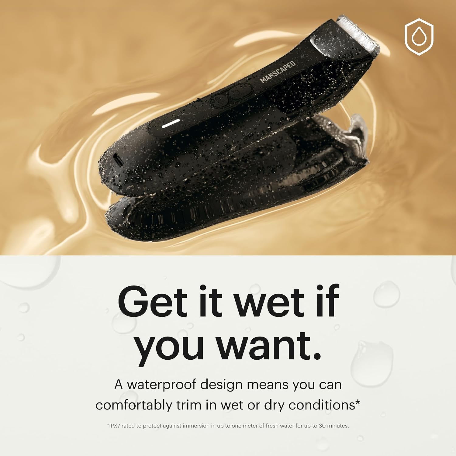 MANSCAPED® The Beard & Body Bundle 4.0 PRO Contains: The Beard Hedger® Adjustable Length Precision Trimmer and The Lawn Mower® 4.0 PRO Men's Waterproof Electric Groin & Body Hair Trimmer