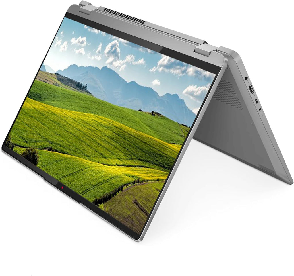 Lenovo Flex 16' IPS WUXGA Touchscreen with 360 Hinge Laptop, Ryzen 7-7730U Processor Up to 4.5GHz, 16GB Ram, 512GB SSD, Backlit Keyboard, WiFi 6, Fingerprint Reader, Win11 OS, Dale Gray, Renewed
