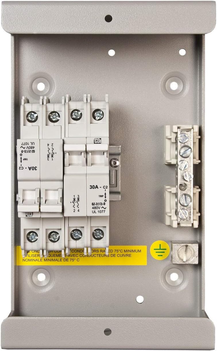 MidNite Solar MNTRANSFER Dual Transfer Switch 240VAC (MNTRANSFER-30A)