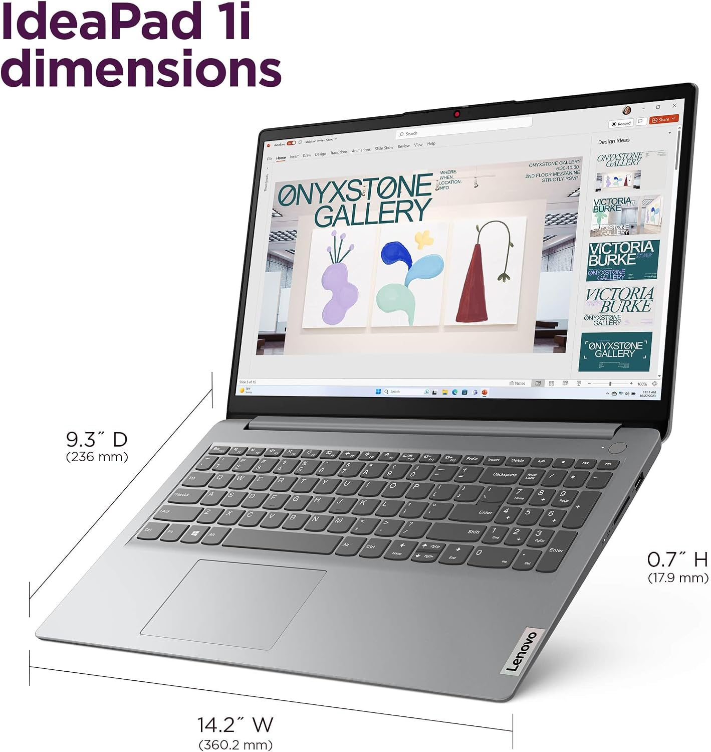 Lenovo IdeaPad 1i 15.6' HD Laptop (12GB RAM, 512GB SSD + 128GB eMMC, 1-Year Microsoft Office 365, Intel Celeron N4500) for Student, Home, Business, Numeric Keypad, IST Hub, Wi-Fi 6, Win 11 Home in S