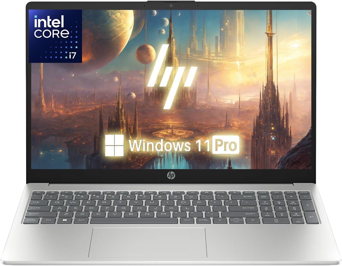 HP Pavilion 15.6' Laptop for Business & Home Student | Powerful Intel Core i7-1255U up to 4.7GHz | 32GB RAM - 1TB Storage (512GB PCIe SSD&512GB External) | Webcam | Win11 Pro | WOWPC Bundle