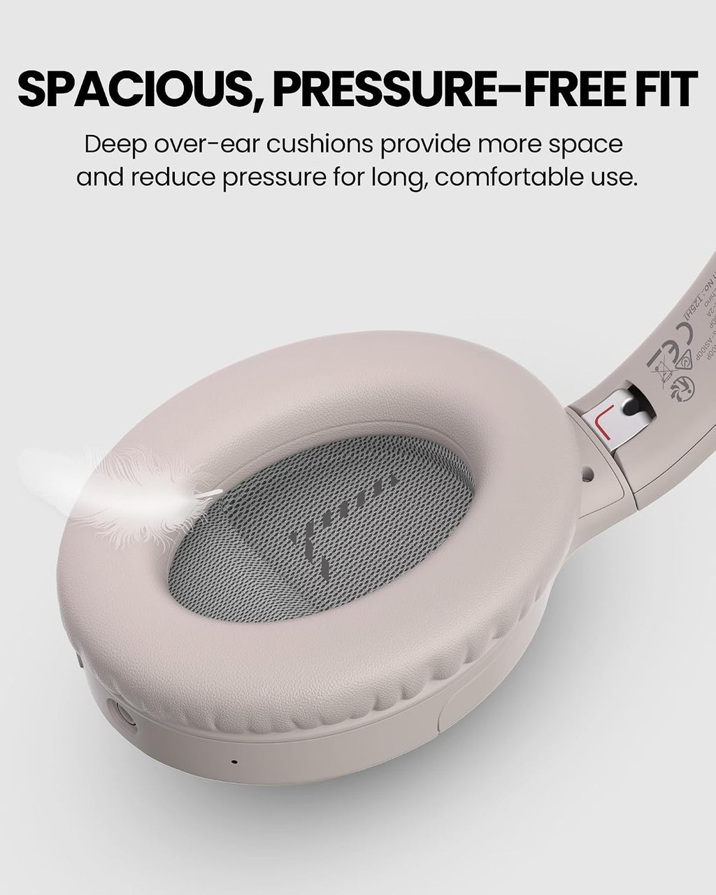 Avantree Eon Me – Personalized Sound Bluetooth Headphones for Seniors & Hard of Hearing, with Left & Right Ear Compensation, Clear Speech, Replaceable Battery, 60H Playtime, and Charging Stand