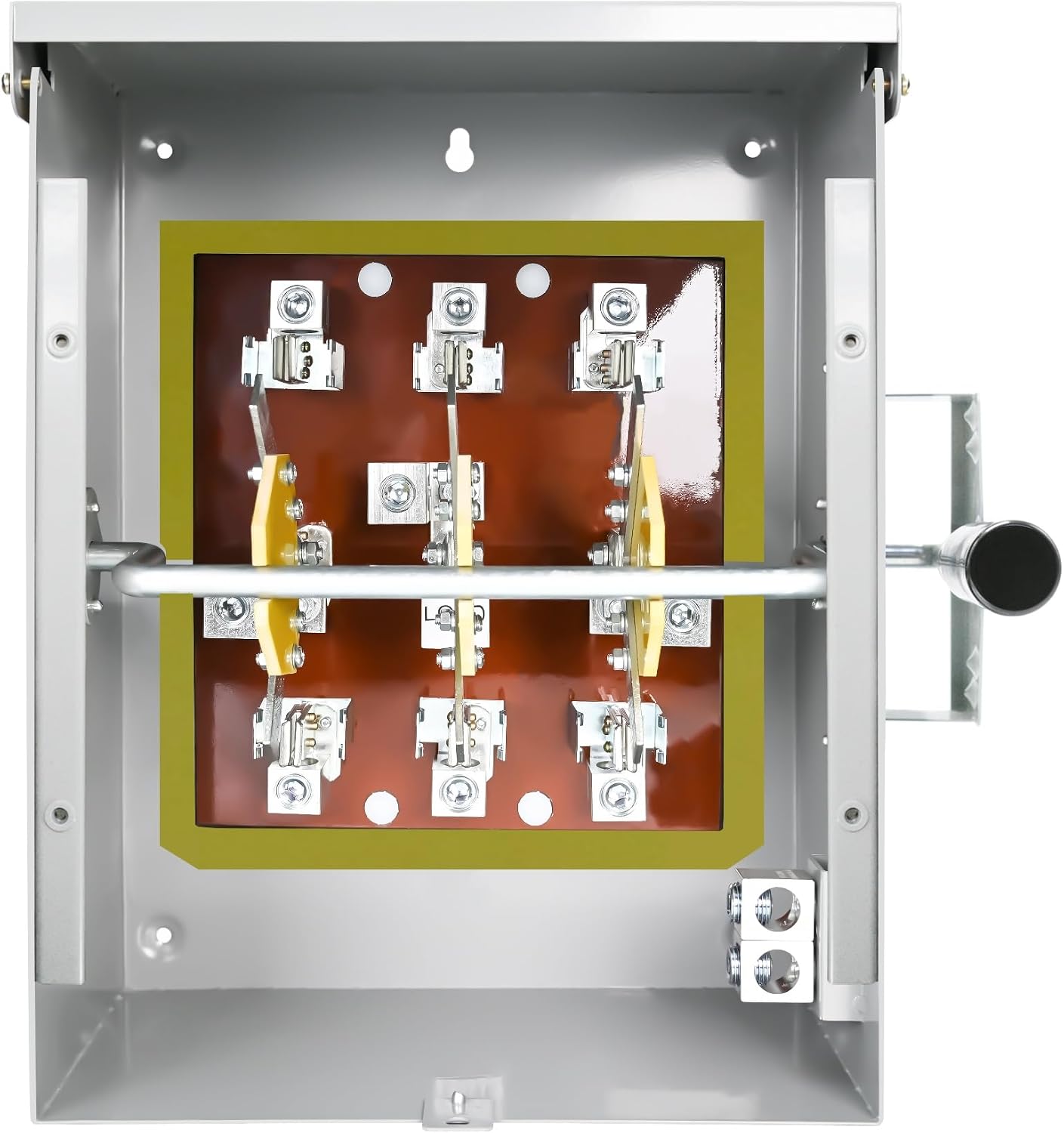 200-Amp Generator Transfer Switch, 3 Pole 120/240V Manual Transfer Switch for Home Generator, 48,000 W Heavy Duty Double-Throw Power for Outdoor＆Indoor, Meeting NEMA 3R Standards