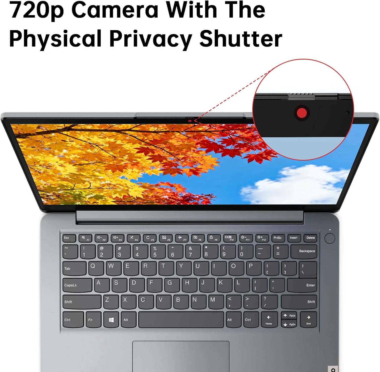Lenovo IdeaPad 1 1i 14' Laptop with 1-Year Microsoft 365, Intel Processor, 4GB RAM, 128GB eMMC + 128GB SSD, SD Card Reader, Privacy Camera, Long Battery Life, with Accessories, Win 11 Home
