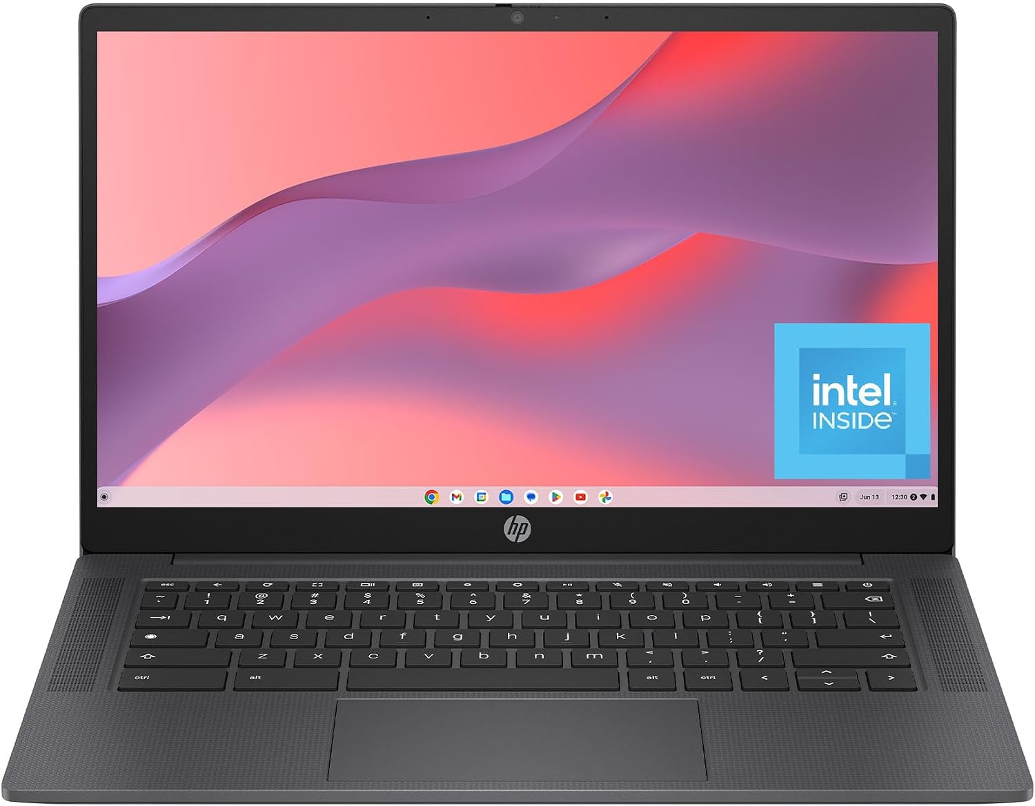 HP Chromebook 14 inch Laptop, HD Display, Intel N100, 4 GB RAM, 64 GB eMMC, Intel UHD Graphics, Chrome OS 14a-nf0000nr (2024) (Renewed)