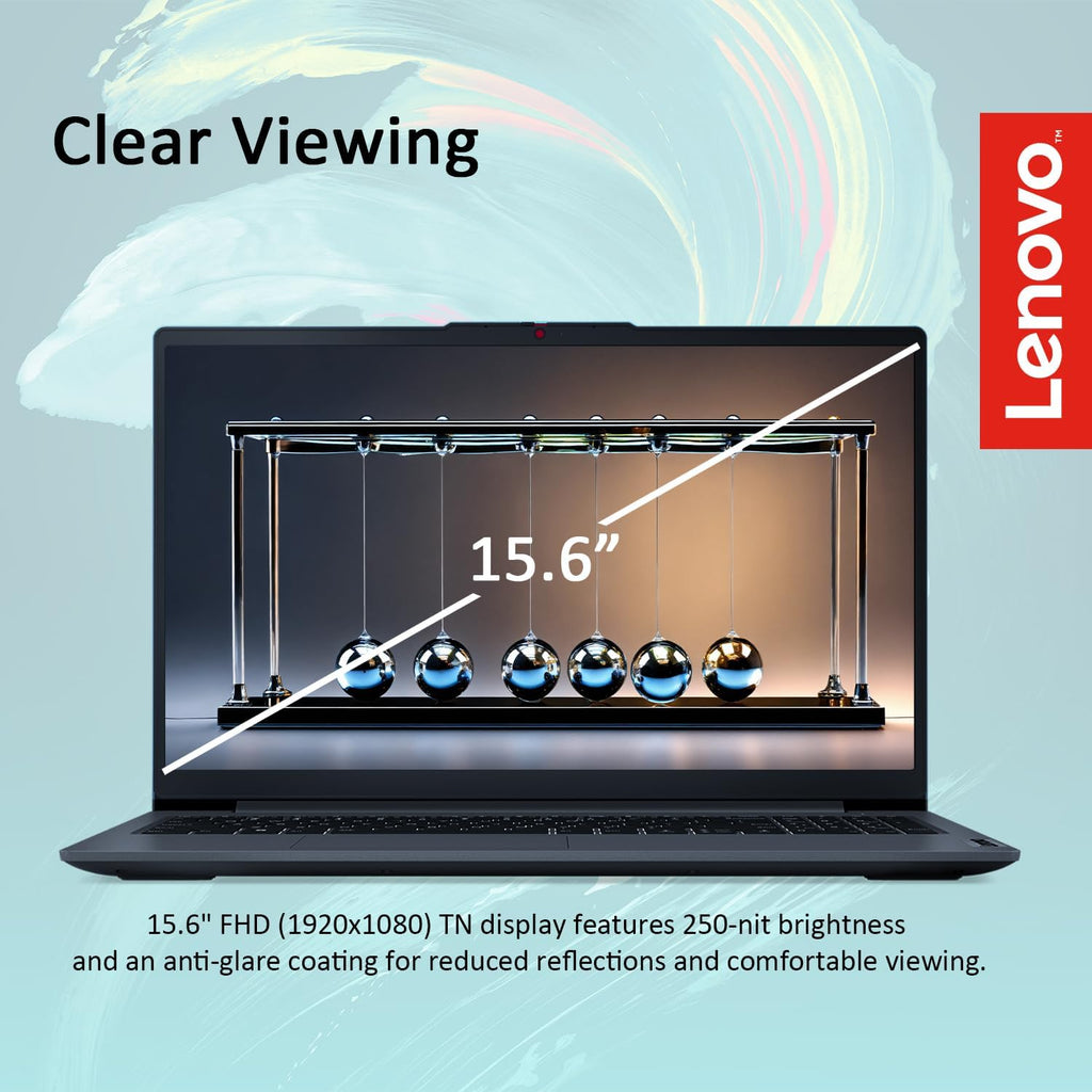 Lenovo IdeaPad Business Laptop, 15.6' FHD Touchscreen Display, Intel 13th 10-Core i5 CPU (Up to 4.6 GHz), 16GB RAM, 1TB SSD, Copilot AI Ready, Wi-Fi 6, Windows 11 Pro with Microsoft Office, WOWPC USB