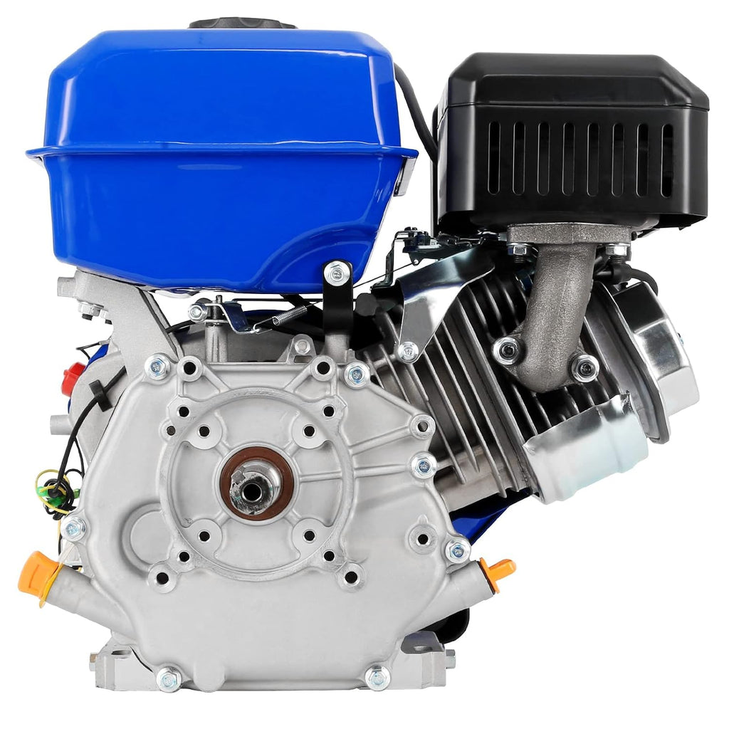 BILT HARD 301cc 10HP Gas Powered Engine, Horizontal 4 Stroke OHV Gas Motor, Shaft 1' Diameter, 3.48' Length, 1/4' Keyway, Replacement for Compressor, Log Splitter