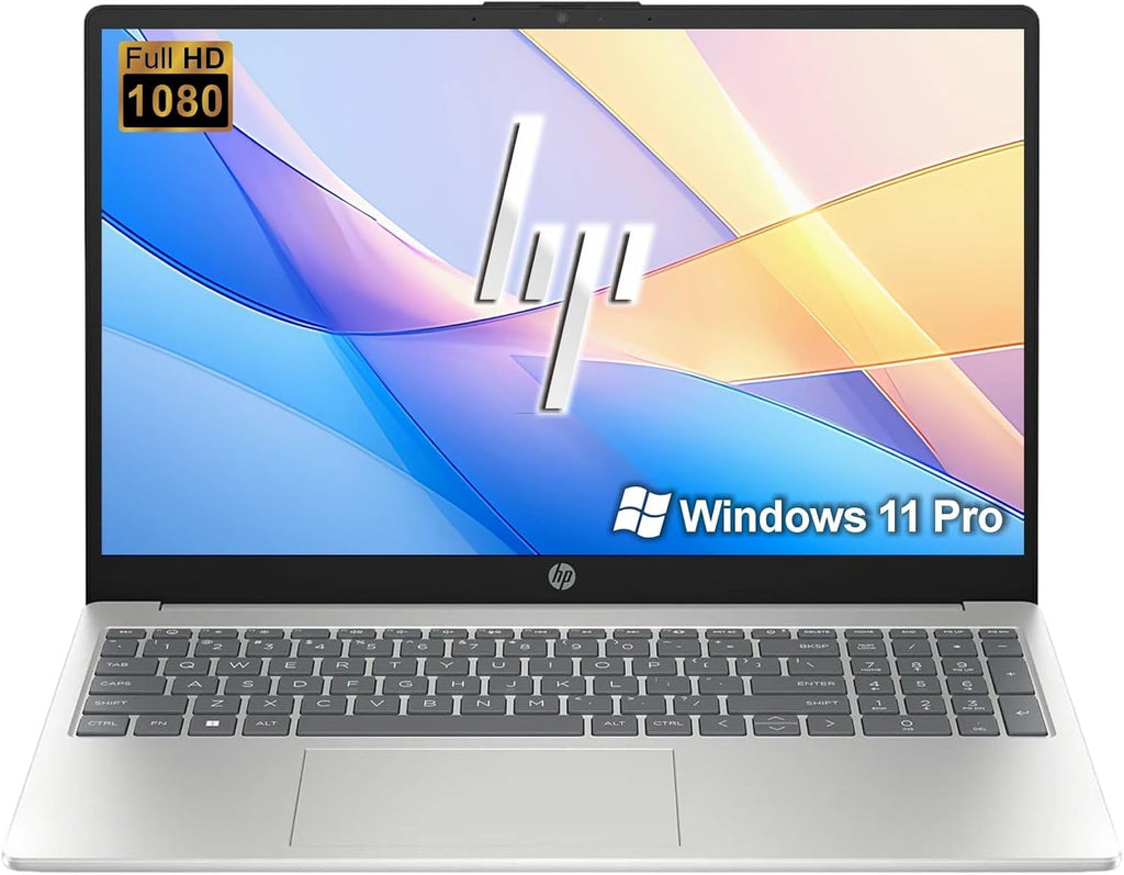 HP 15.6 inch FHD Business Laptop | Intel Dual Core Processor Series | 16GB RAM | 256GB SSD | SD Card Reader | Long Battery | Wi-Fi 6 | Windows 11 Pro | School, Business & Productivity