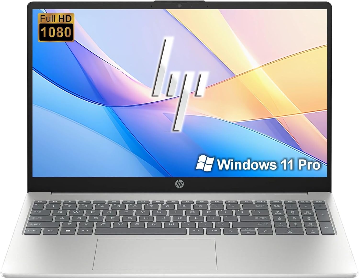 HP 15.6 inch FHD Business Laptop | Intel Dual Core Processor Series | 16GB RAM | 256GB SSD | SD Card Reader | Long Battery | Wi-Fi 6 | Windows 11 Pro | School, Business & Productivity