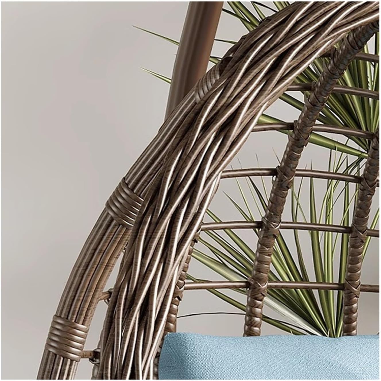 Home Rattan Chairs- Hanging Chair Hanging Basket Rocking Chair Balcony Leisure Rocking Chair Household Indoor Swing Hanging Chair Patio Lounge Chair