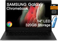 Samsung Galaxy Chromebook Go Laptop (14' LED, Intel Celeron N4500, 320GB Storage (64GB eMMC + 256GB SD Card)) Home & Student, Spill-Resistant, 12-Hr Long Battery, Webcam, Wi-Fi 6, IST HUB, Chrome OS