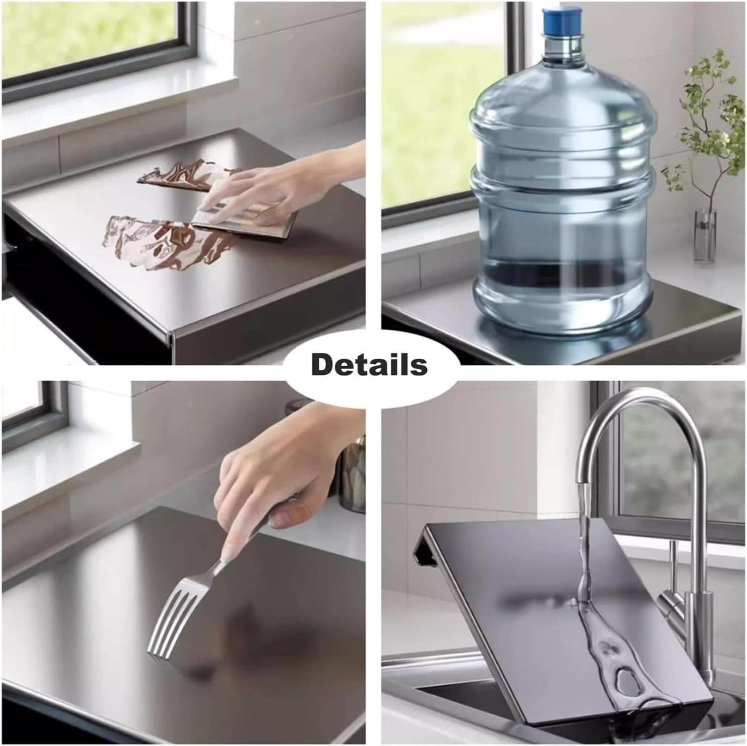 Gas Stove Cover Board, Top Covers for Burners,Noodle for Electric Induction Cooktop,Glass Protector(L35xW40xH7cm/13.8x15.7x2.8in)