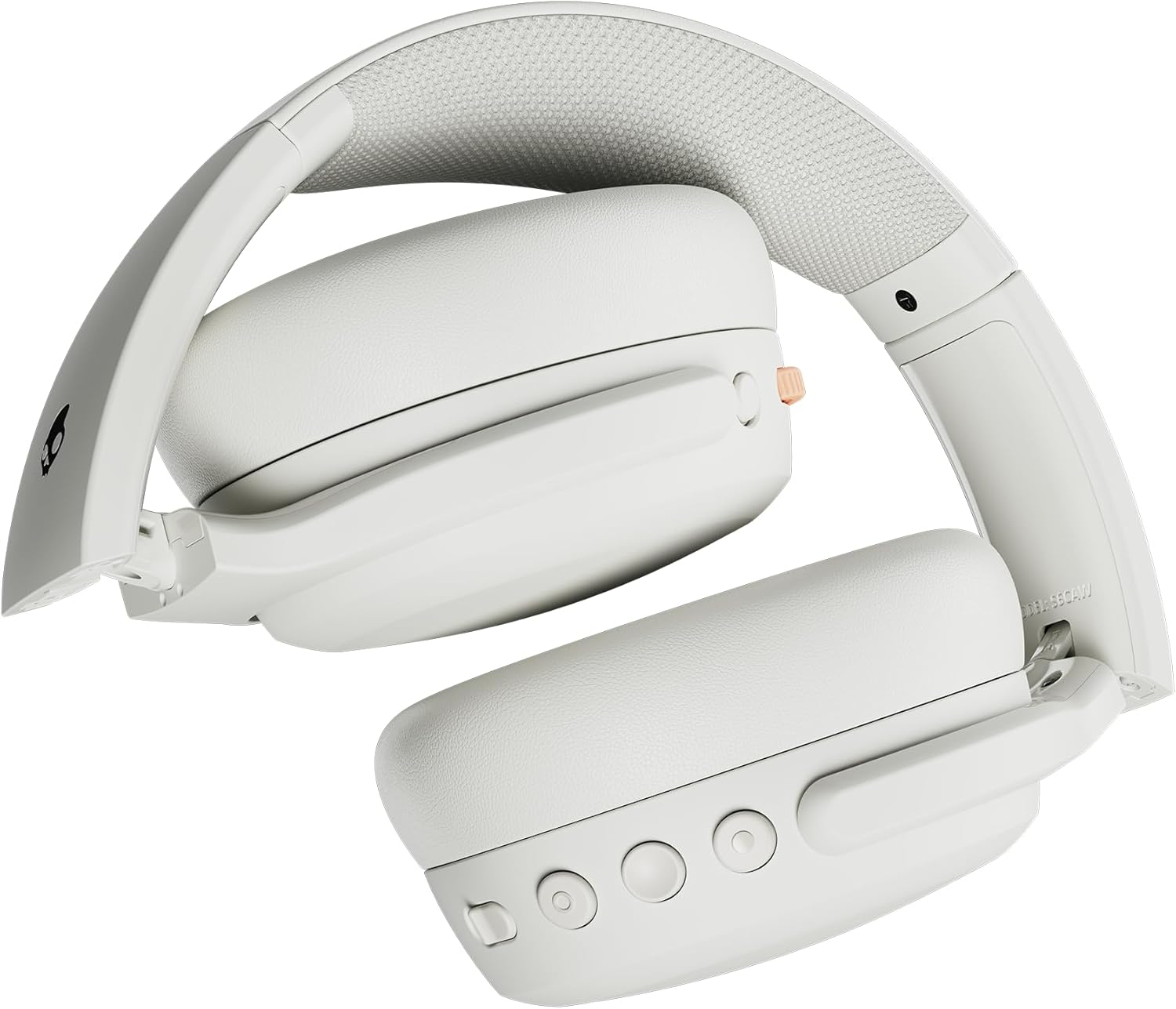 Skullcandy Crusher ANC 2 Wireless Over-Ear Bluetooth Headphones with Multi-Sensory Bass, Active Noise Cancelling, Up to 60 Hours Battery, Microphone for iPhone Android - Bone