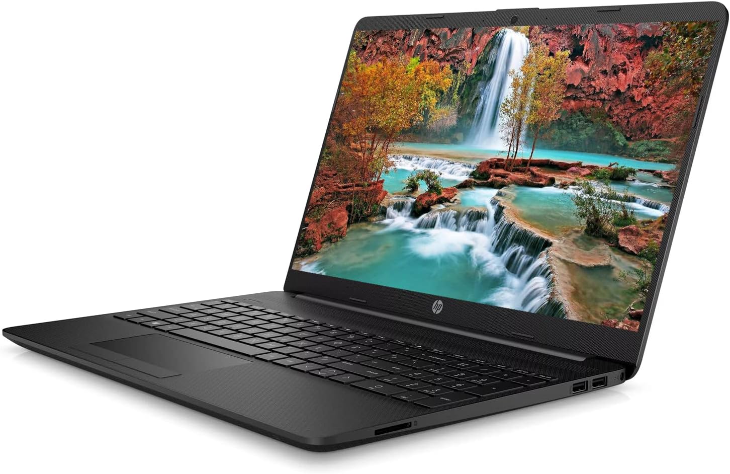 HP 15 Laptop, 15.6' HD Screen, Intel Pentium N5030 Processor, 16GB DDR4 RAM, 1TB SSD, HDMI, Media Card Reader, RJ45, Wi-Fi, Windows 11 Home, Black