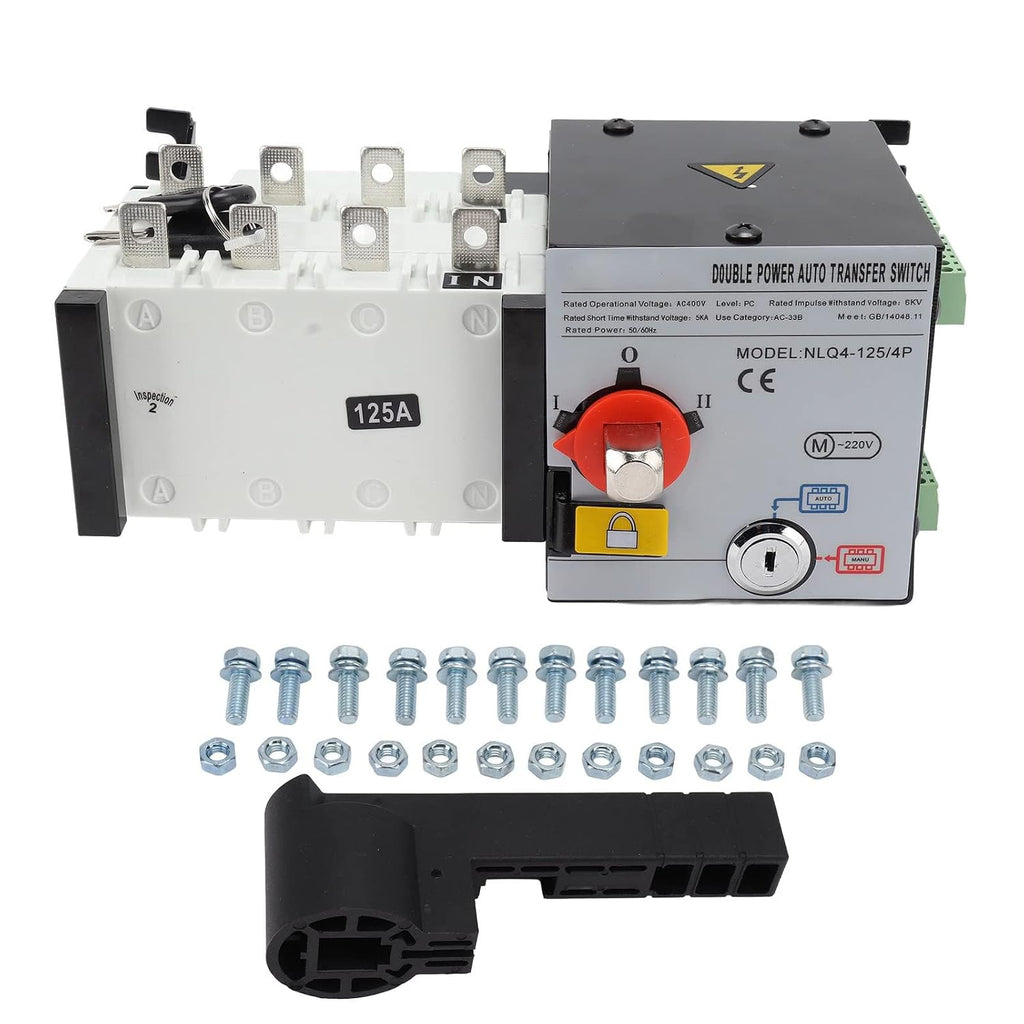 Automatic Transfer Switch Generator Transfer Switch Load Isolation Actuating Switch AC 400V (125A)