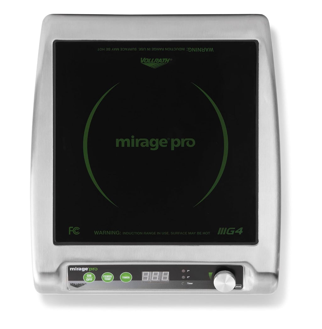 Vollrath (59500P) Mirage Pro Countertop Induction Range (1800-Watt, 15-Amps, NSF)