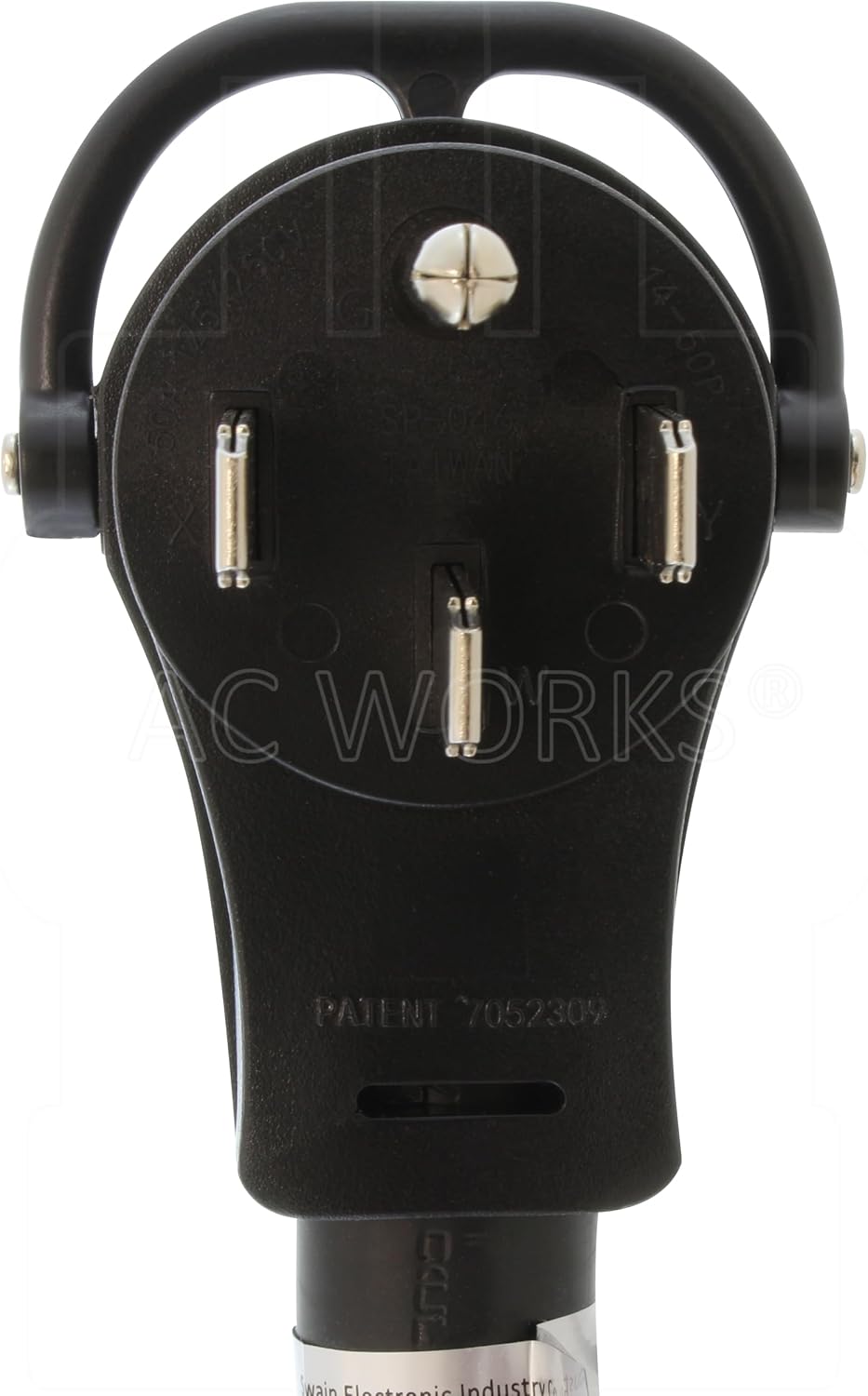 AC WORKS [TE1450] 50A Generator Transfer Switch Power Cord with Power Indicator (Length in 20FT)