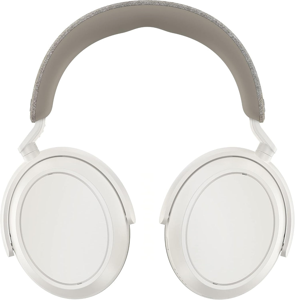 SENNHEISER Momentum 4 Wireless Headphones - Bluetooth Headset for Crystal-Clear Calls with Adaptive Noise Cancellation, 60h Battery Life and Customizable Sound, White (Renewed)