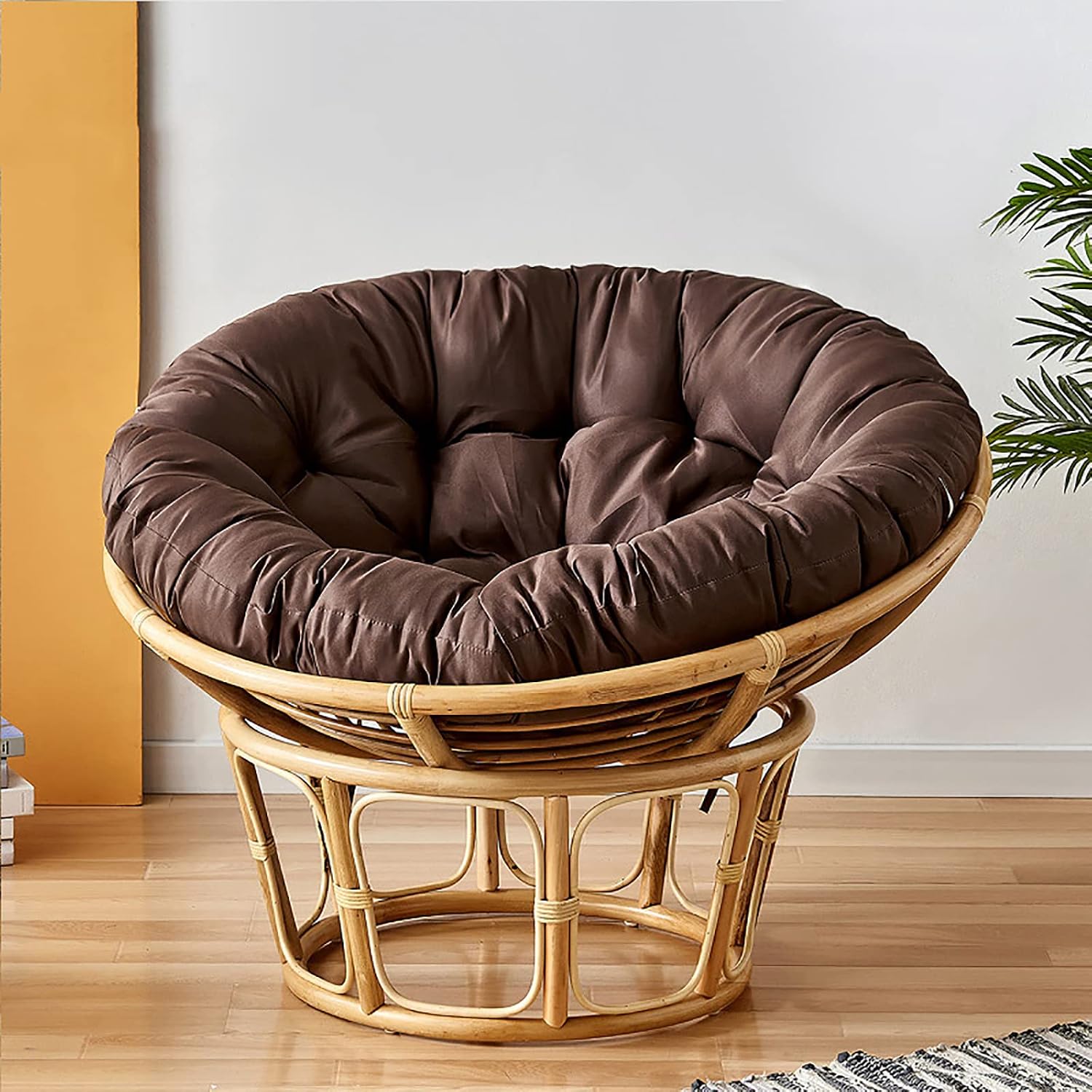 Oversized Round Chair Cushion Thickened Comfort for Swing Egg Chair & Rocking Chair (90x90cm/35.43x35.43in) Perfect Leisure Seat for Relaxation