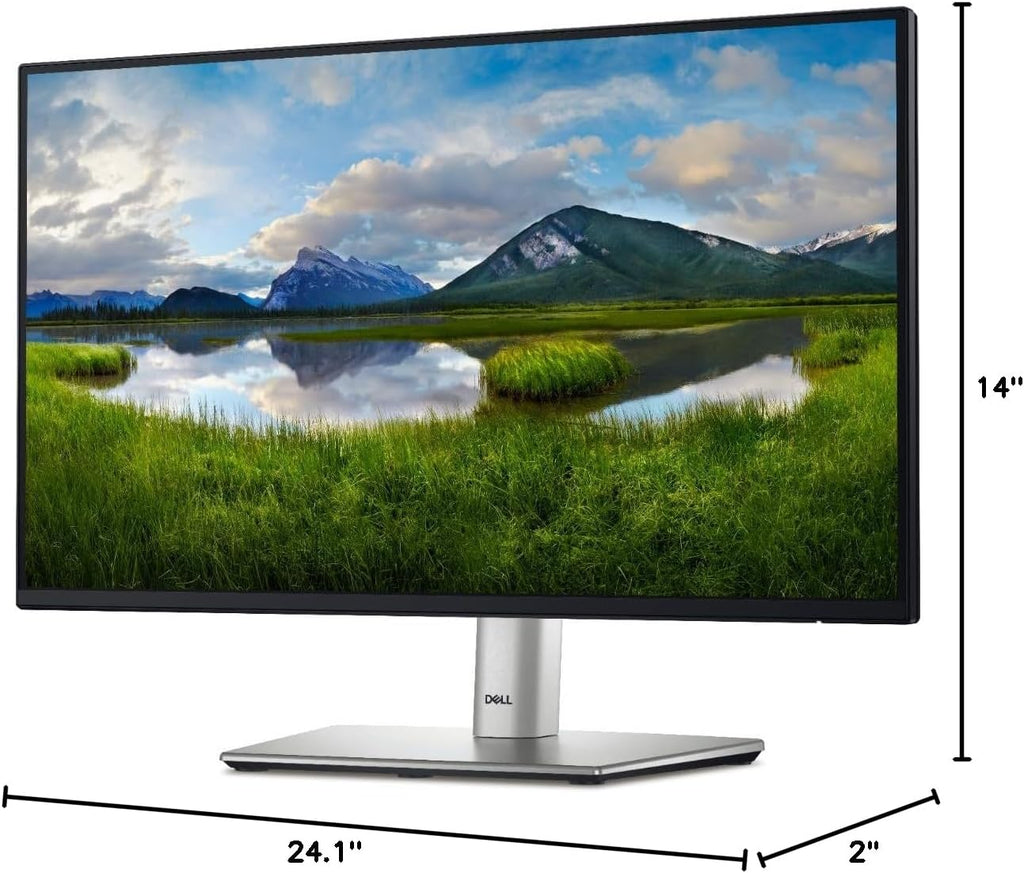 Dell 27 Monitor - P2725H - 27-inch Full HD (1920 × 1080) 100Hz Display, IPS Panel, 99% sRGB, 1500:1 Contrast Ratio, Tilt/Swivel/Pivot/Height Adjustable, 3-Year Advanced Exchange Service - Black