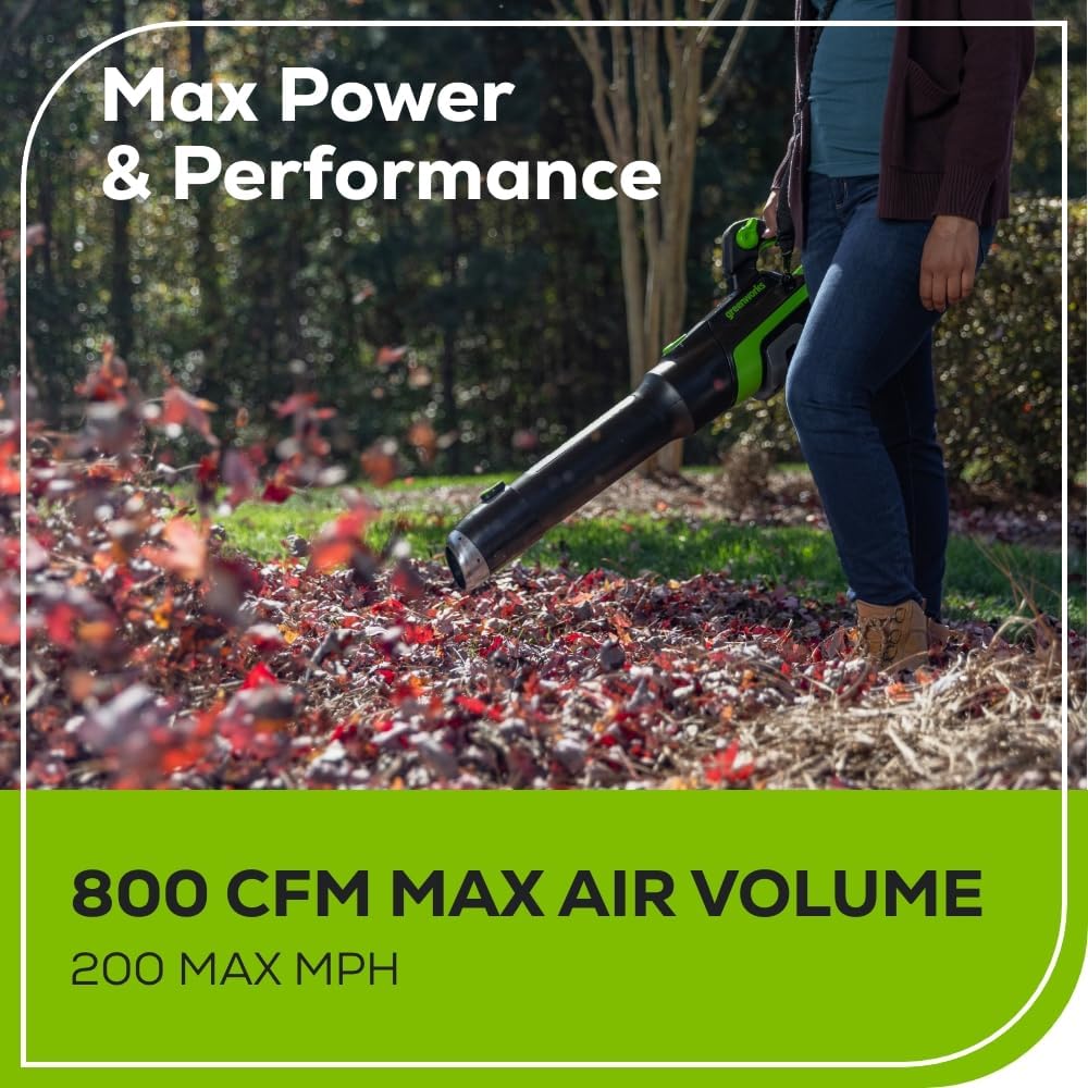 Greenworks 80V 21' Cordless Battery Push Lawn Mower w/ 4.0Ah Battery & Charger String Trimmer Tool only Kit