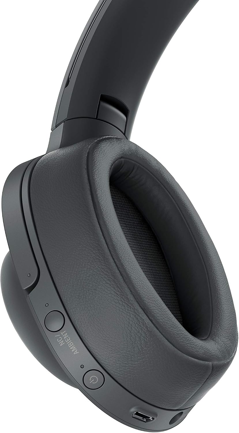SONY WH-H900N h.Ear on 2 Wireless Over-Ear Noise Cancelling High Resolution Headphones (Black/Grey) (Renewed)