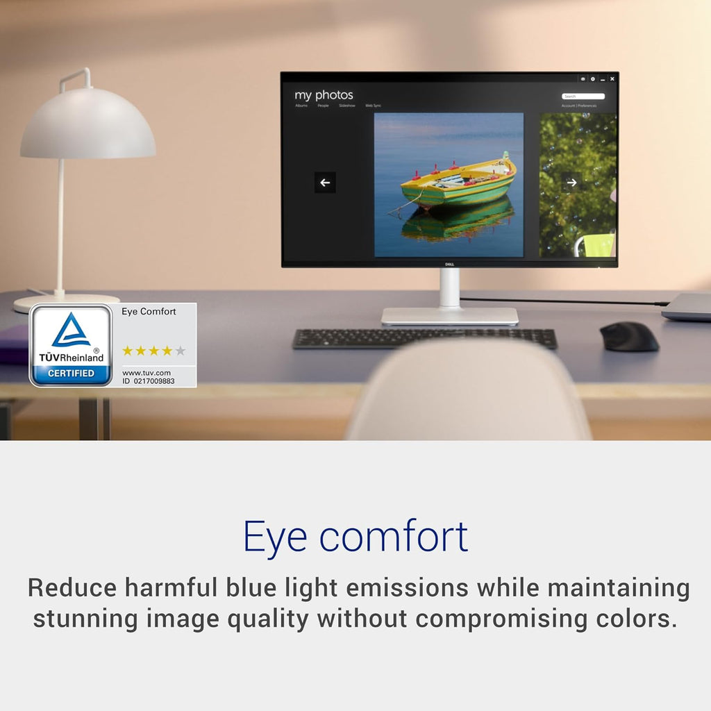 Dell 24 Plus Monitor - S2425HSM - 23.8-inch FHD (1920x1080) 144Hz 1ms Display, 2 x 3W Speakers, HDMI Connectivity, Height/Tilt/Pivot/Swivel Adjustability, AMD FreeSync - Ash White