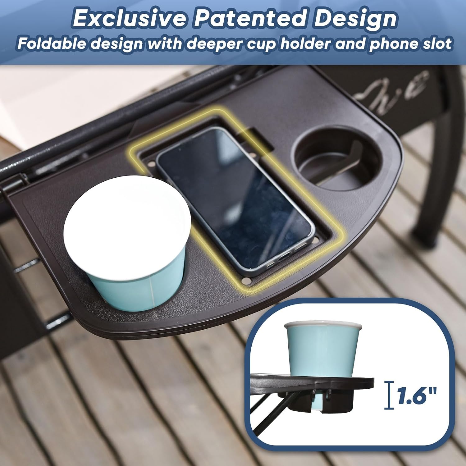 ZZW 3 Seat Outdoor Porch Patio Swing with Stand 800lbs 2-in-1 Convertible Swing Bed with Adjustable Canopy & Removable Cushion for Yard Garden Deck (Blue, Square Tube)